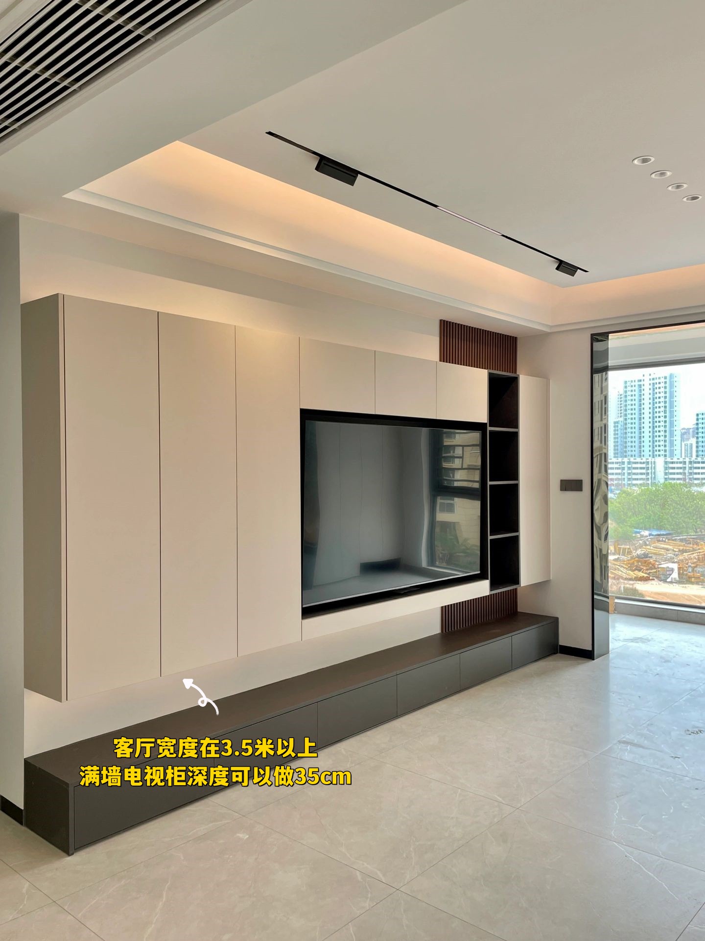 客厅墙壁电视柜效果图大全,客厅满墙电视柜布局设计