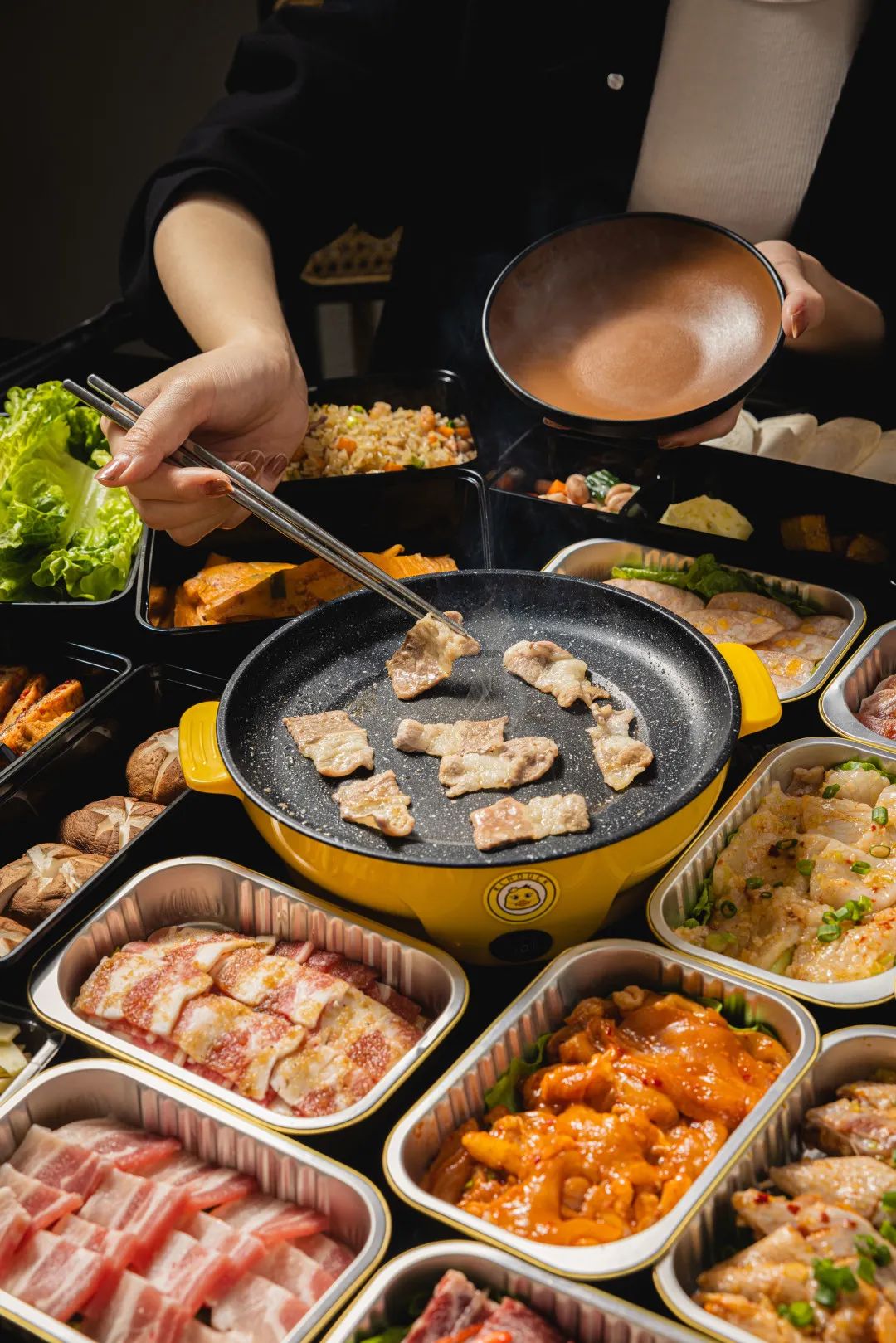 在家点个外卖火锅,在家点一桌外卖原声