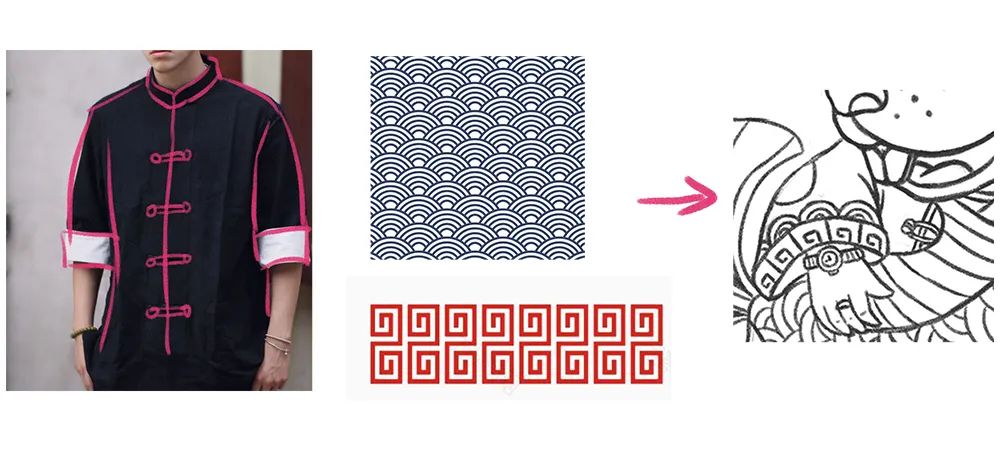 国潮风海报创意设计,国潮插画手绘初学者入门教程