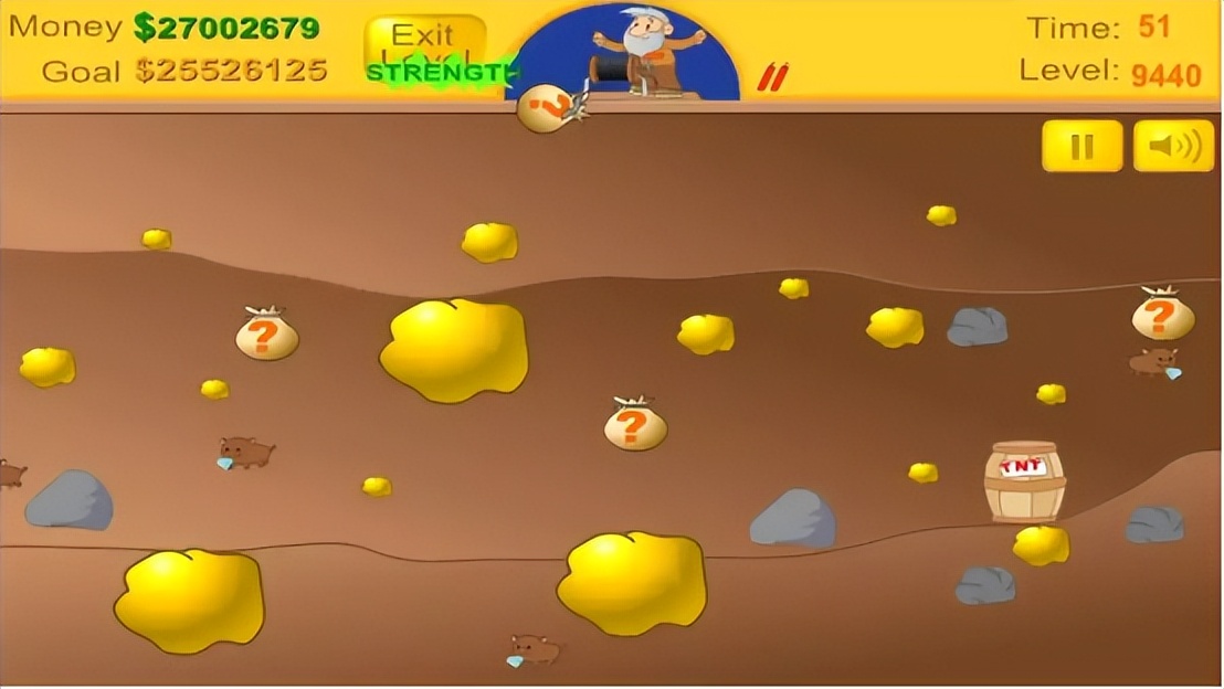 称霸00后童年的经典页游，杀时间神器黄金矿工，造梦西游堪称巅峰