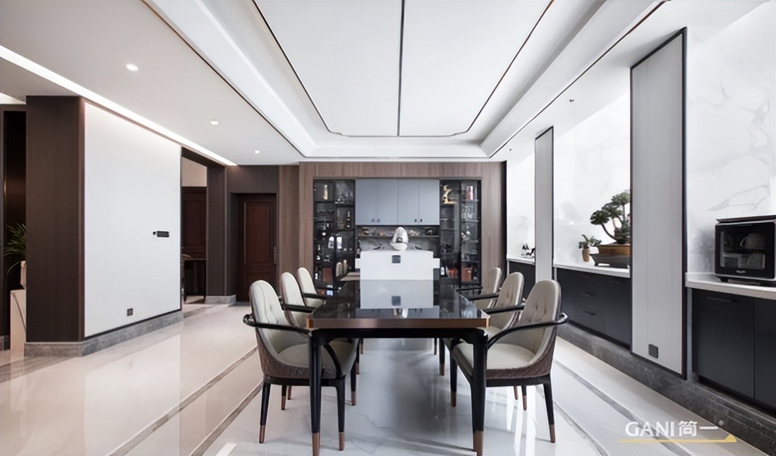 简一瓷砖怎么样?将新中式别墅的通透大气表现得淋漓极致