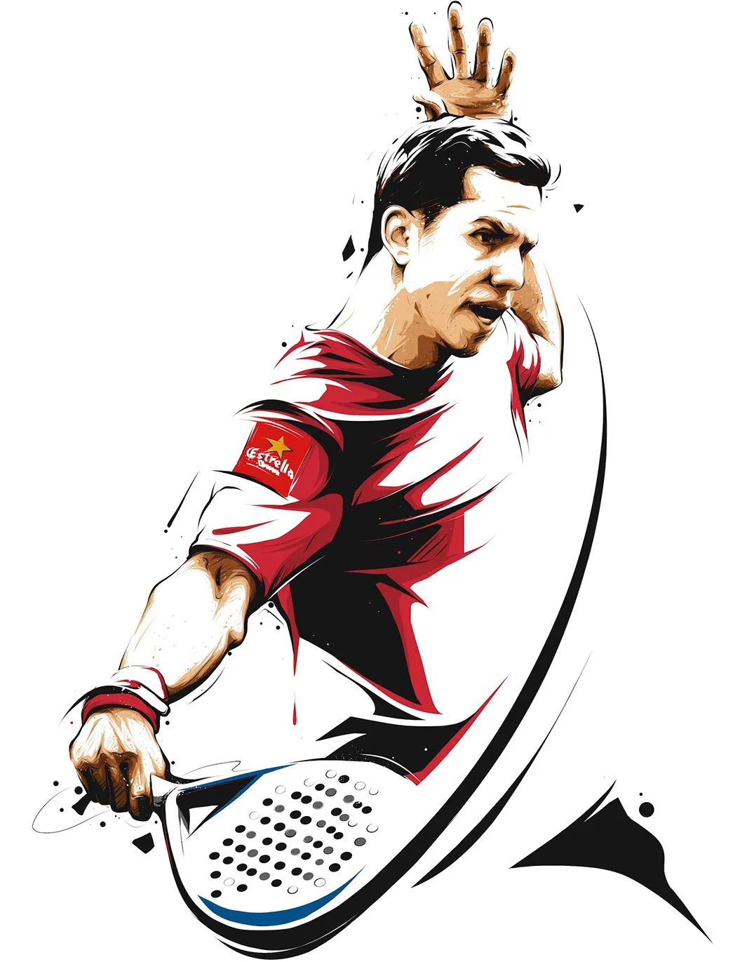 冬奥设计插画,燃情冰雪助力冬奥插画