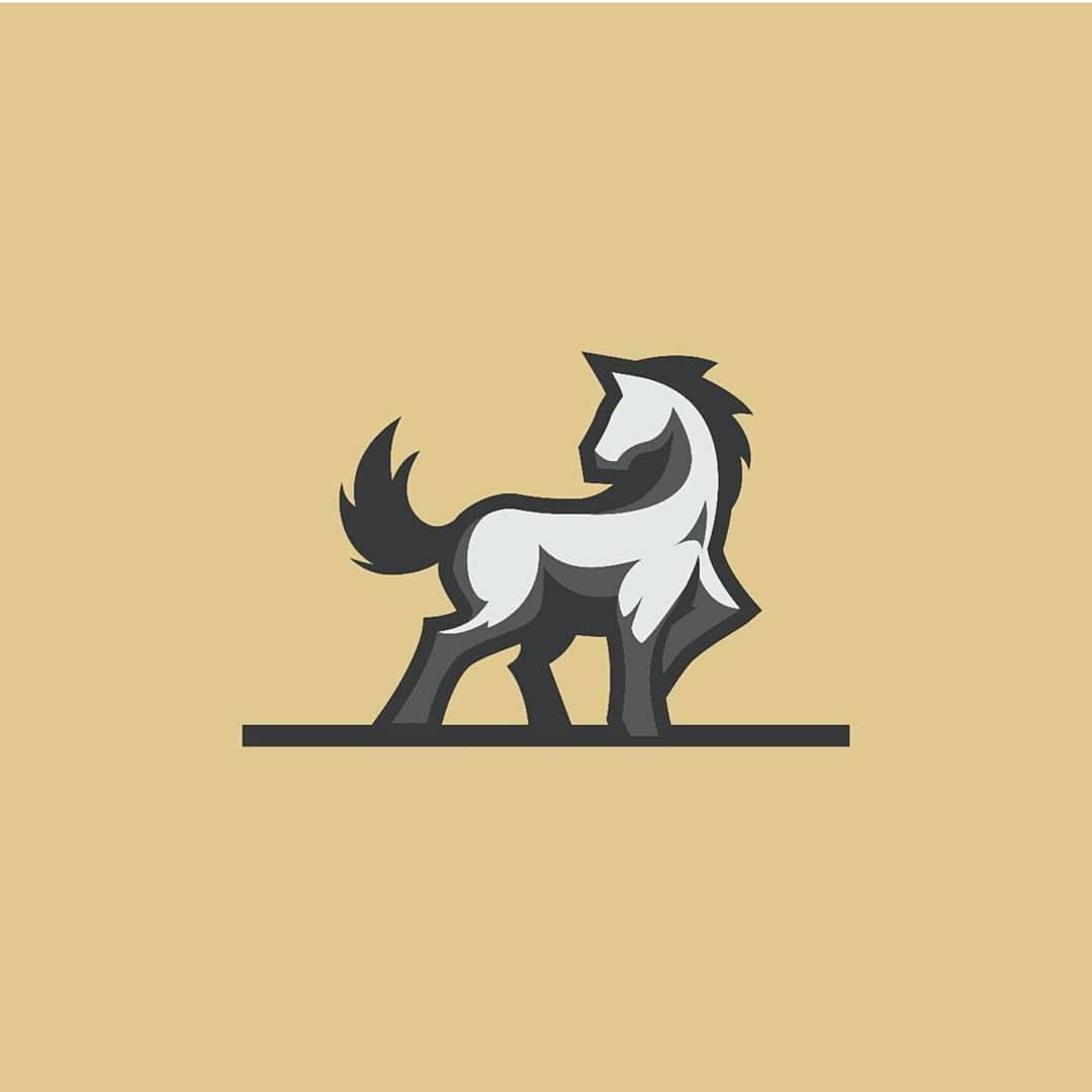 logos：马踏山河！一组霸道的马元素标志设计分享