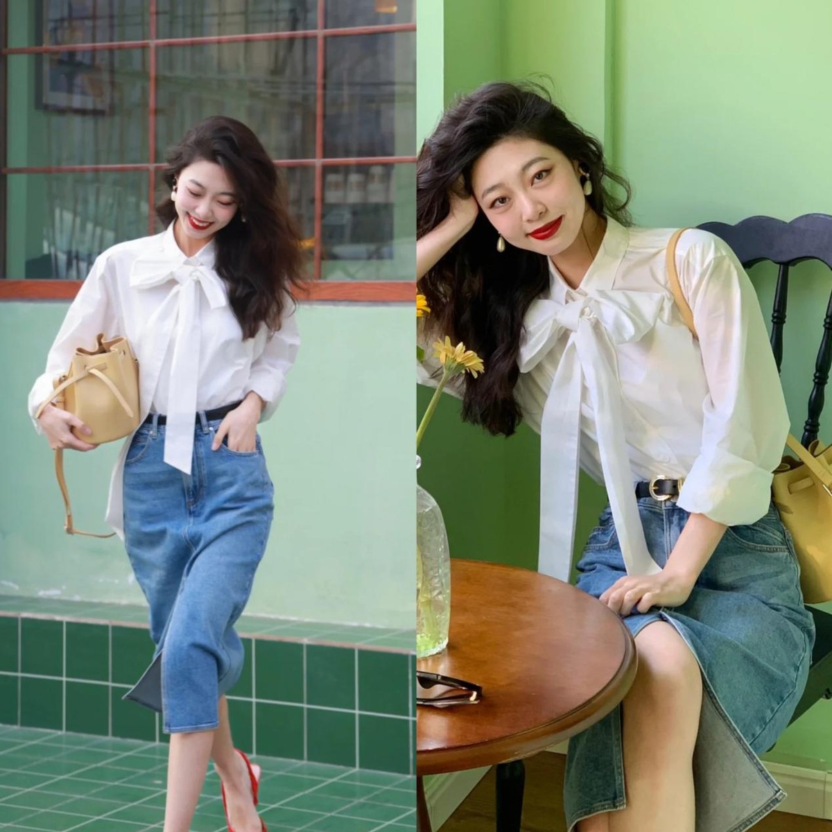 女士衬衫怎样穿又年轻又好看,衬衫比较大怎么搭配时尚好看