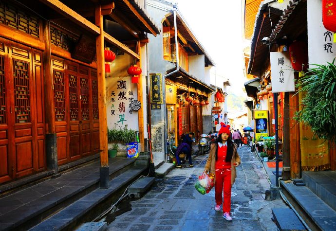 云南和顺古镇,和顺古镇如诗如画的风景