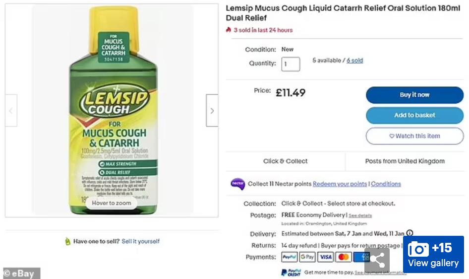 英国也抢药？非处方药出现全面短缺，eBay上感冒药价格走高