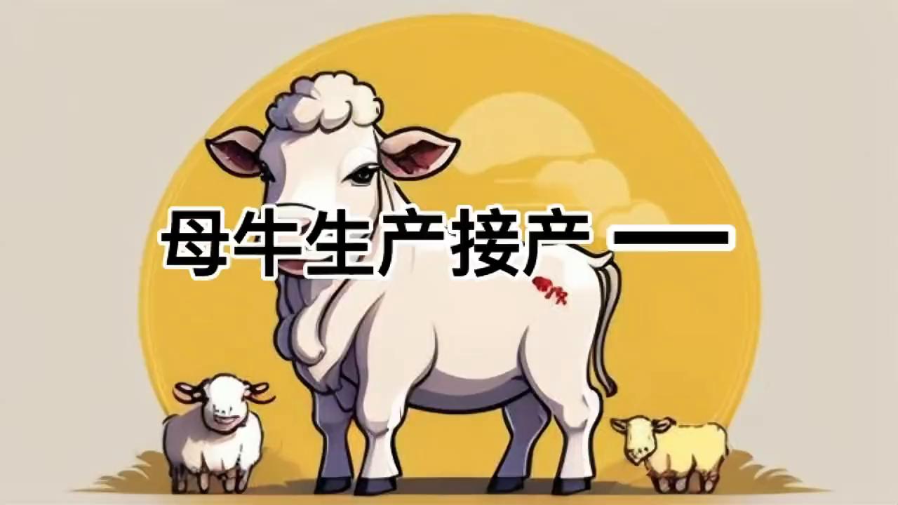 母牛接产，生产前后的准备和处理方法！