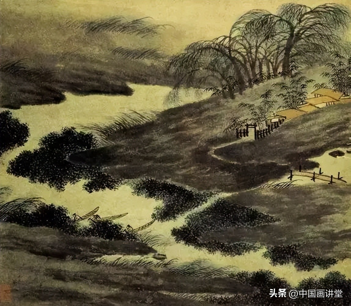 明代山水画100幅大饱眼福值得借鉴,明清高清山水作品欣赏