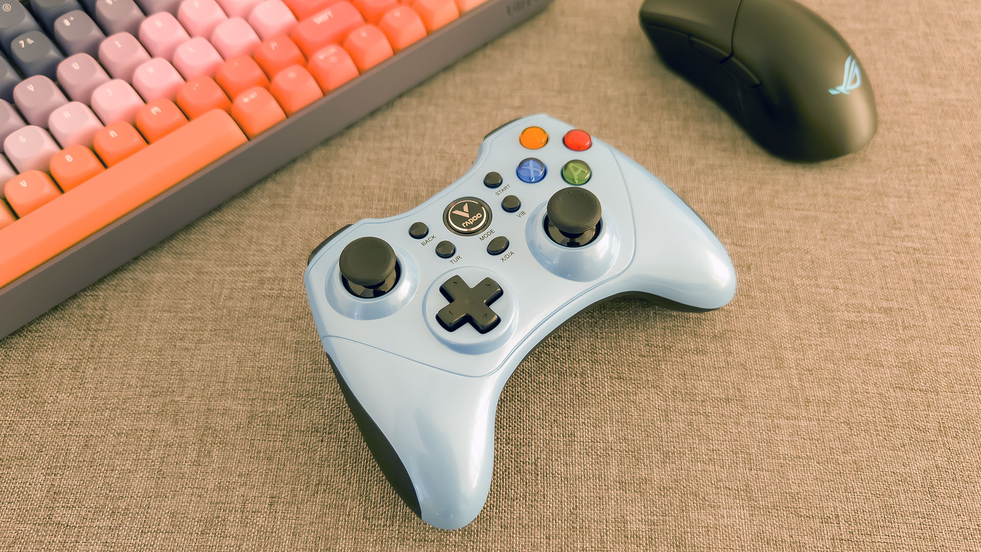 雷柏v600s手柄怎么玩,雷柏v600s是蓝牙手柄吗