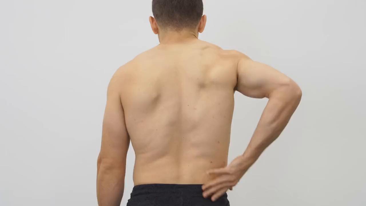 下背不适什么原因,下背疼痛位置图详解