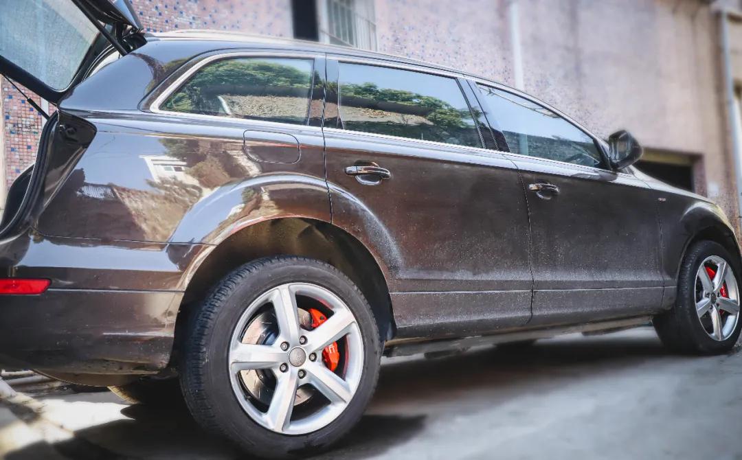 奥迪q7前刹车系统图片,18款奥迪q7前刹车盘更换视频