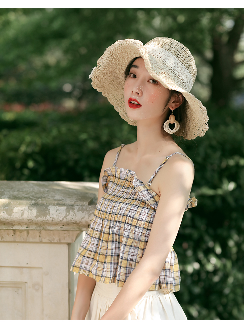 儿童防晒草帽遮脸防紫外线第一名,好用空顶防晒草帽推荐哪款