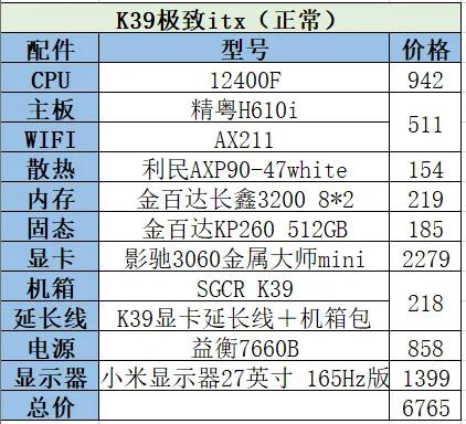 k39机箱最高装什么cpu,k39极限itx机箱