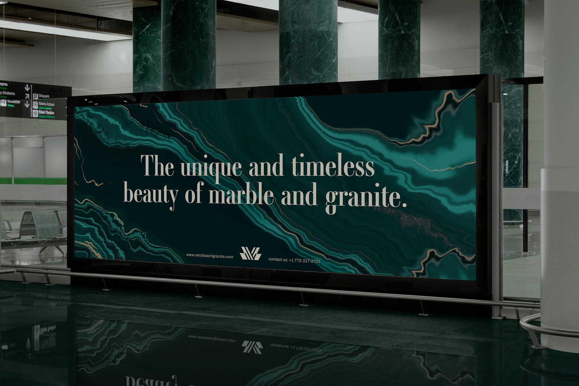 VI品牌设计：“抽象化”——VeroBeachMarbleGranite大理石品牌