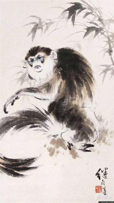 刘继卣猴,刘继卣画猴作品高清大图
