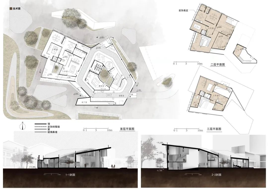 2022湖南大学建筑与规划学院三年级课程作业展