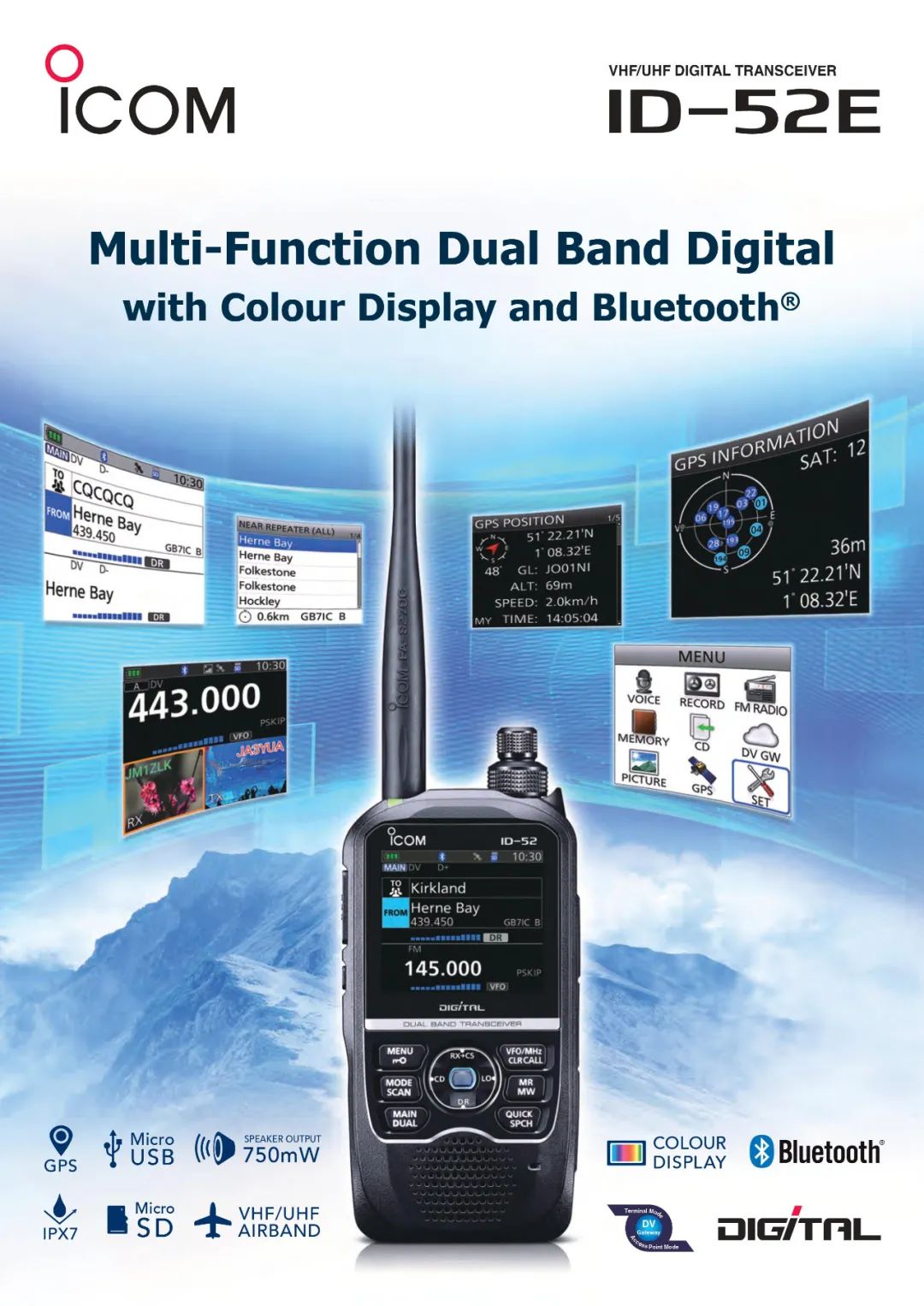 icom52e测评,icom对讲机选择