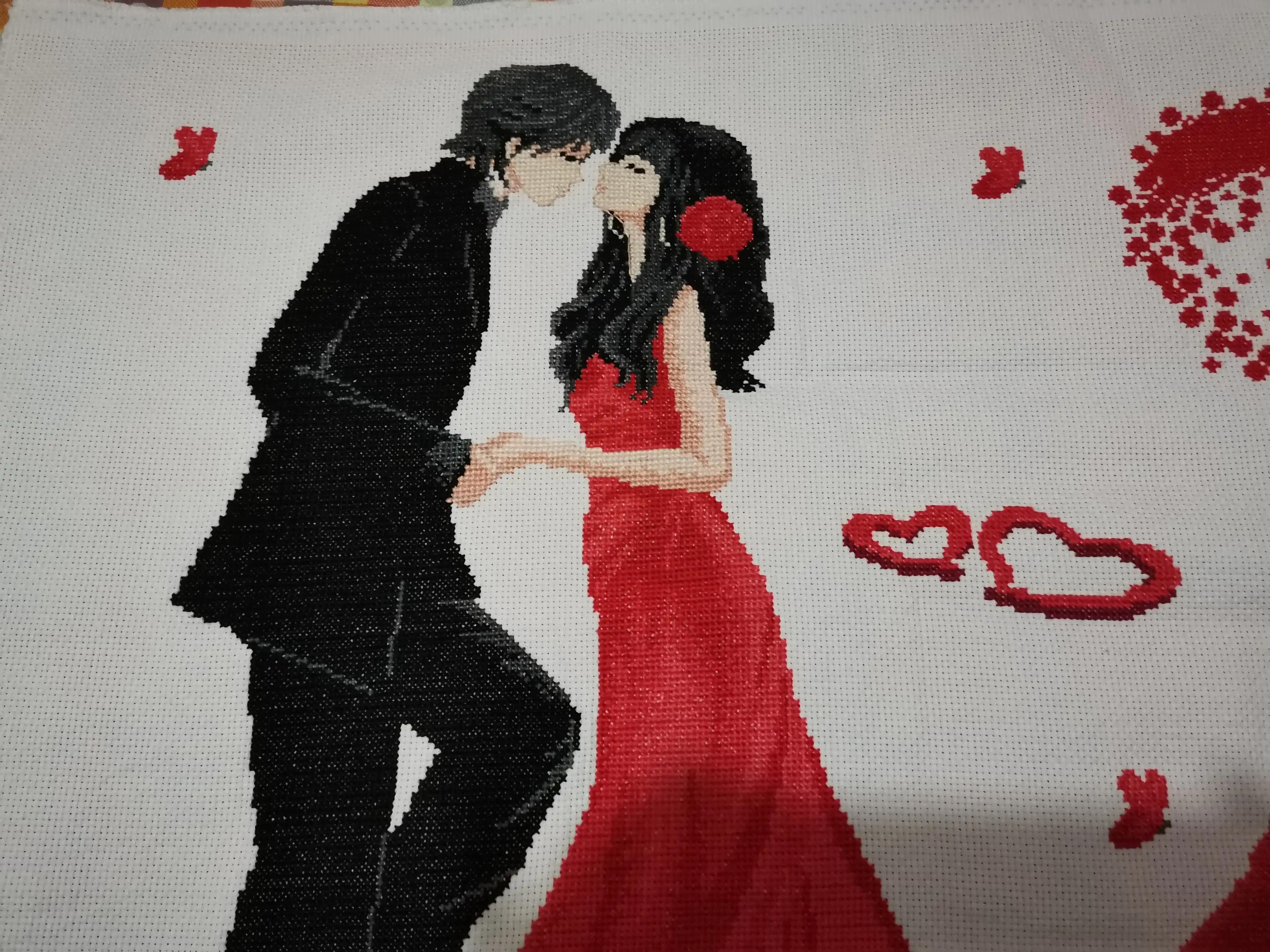 爱好绣十字绣,十字绣源远流长适合挂客厅