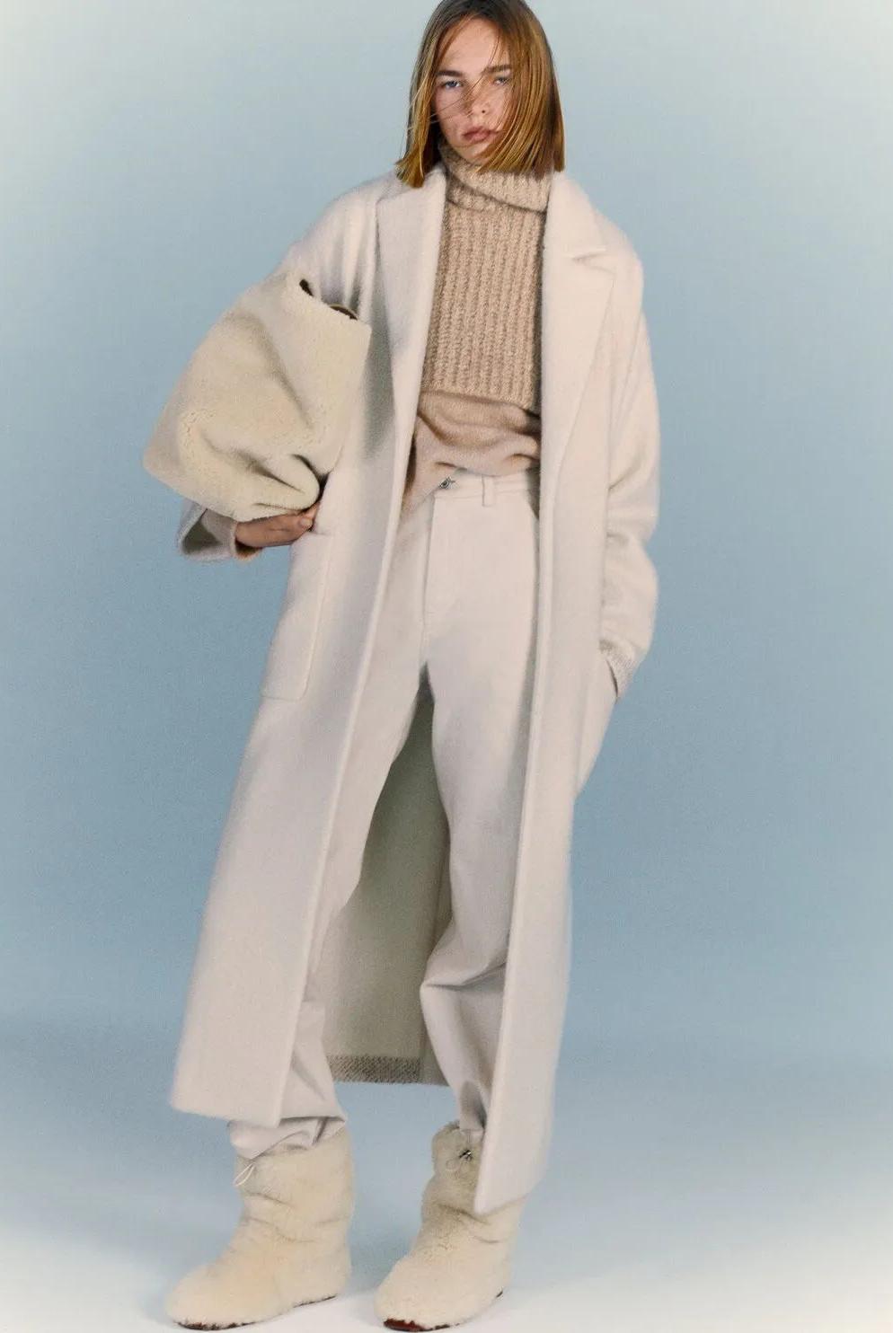 安吉丽娜朱莉大衣,安吉丽娜朱莉的冬季大衣街拍