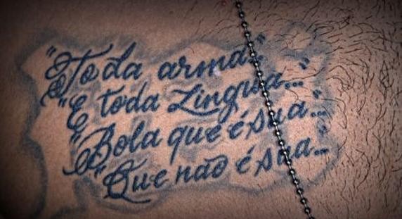 内马尔纹身全过程,内马尔的纹身