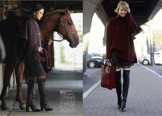 寒冬与裙子该怎么和谐相处，碧*诺斯**兰是这样操作的