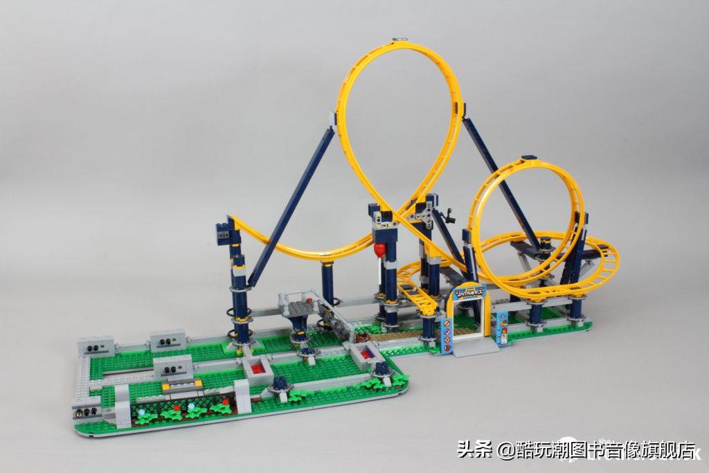 乐高翻滚过山车开箱并拼装,乐高过山车10303开箱