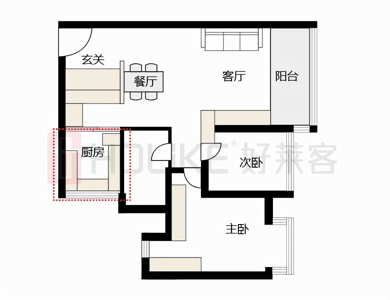 装修房子现代简约2房没有玄关,超小户型玄关装修效果图