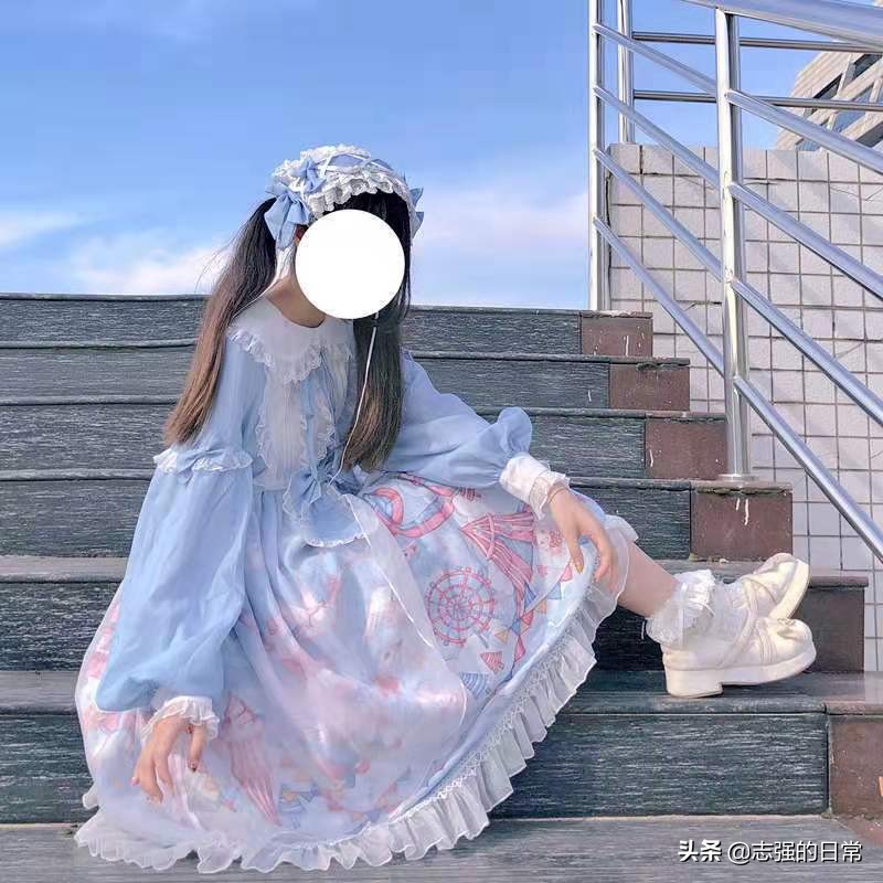 梦境游乐园洛丽塔连衣裙开箱,洛丽塔洋装华丽长款