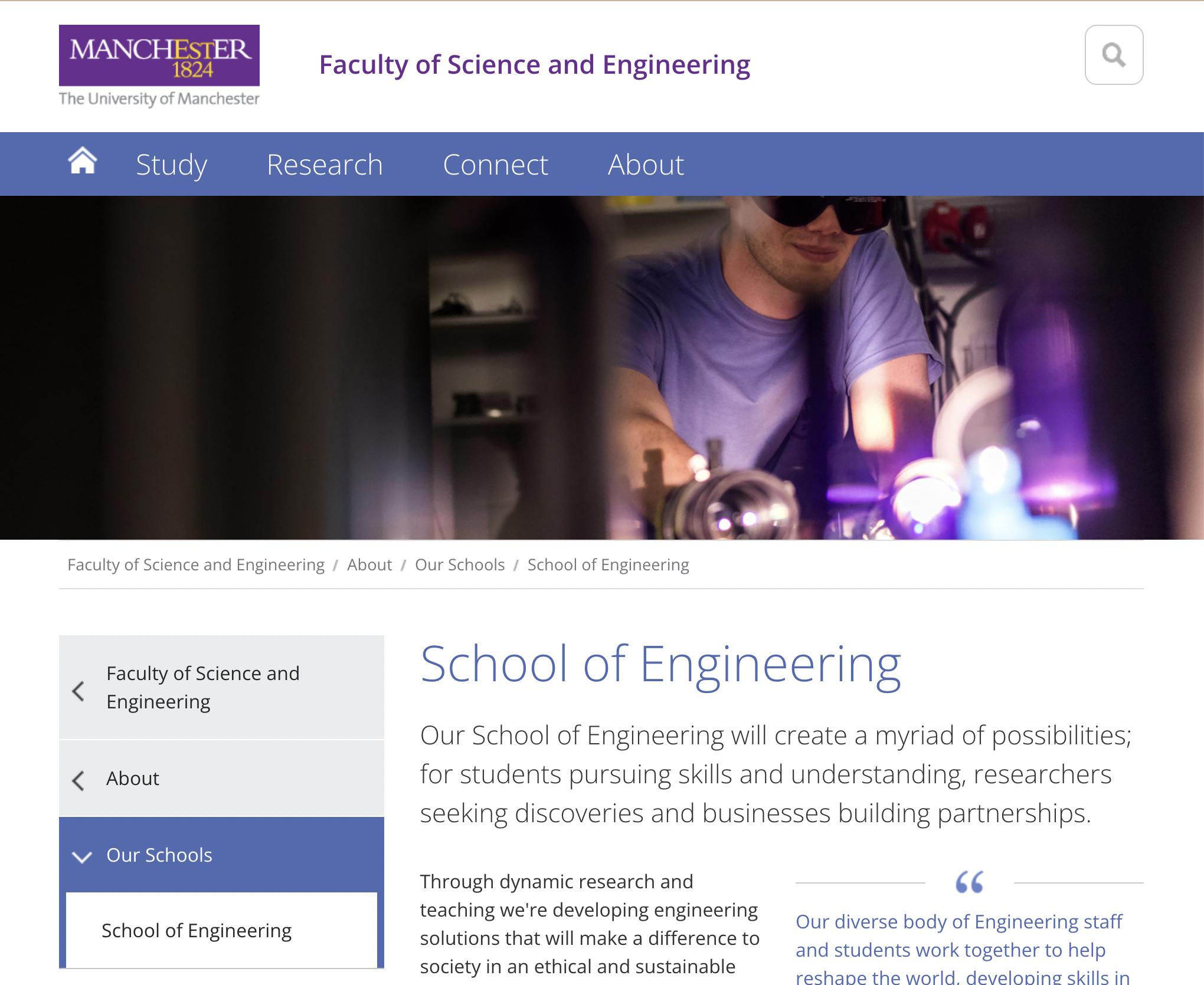 曼彻斯特大学电子电气专业,曼彻斯特大学电气