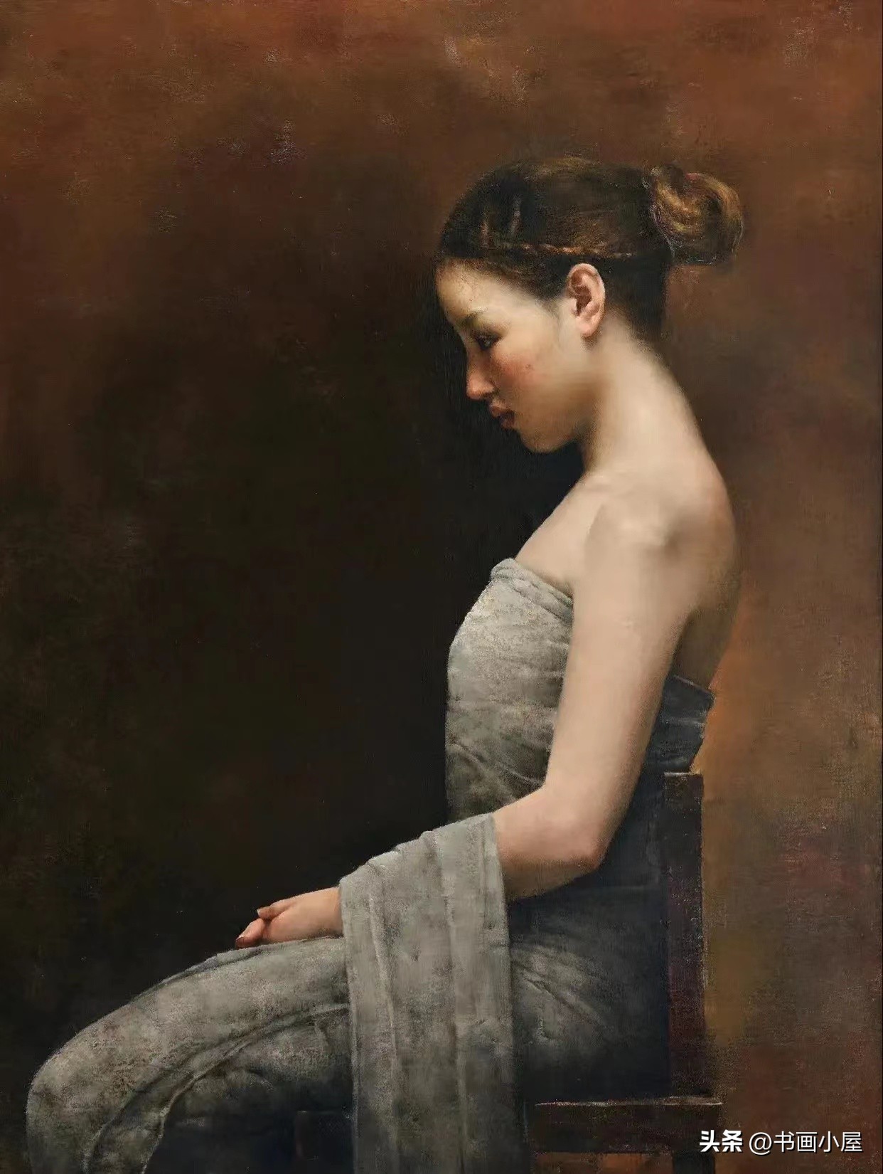 人体油画，你能感受到她的迷人魅力吗？