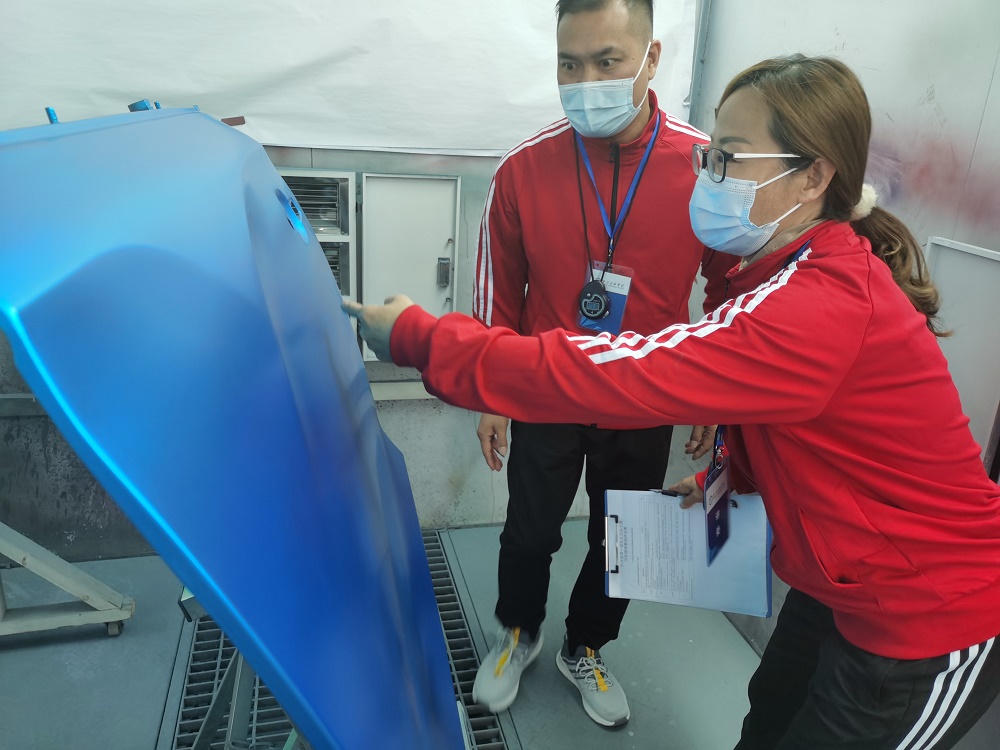 玉溪市2021年喷漆职业技能大赛,2022海南省技能大赛汽车喷漆