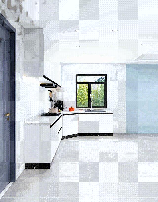 入户见厨房怎么改,入户就是厨房怎么布局