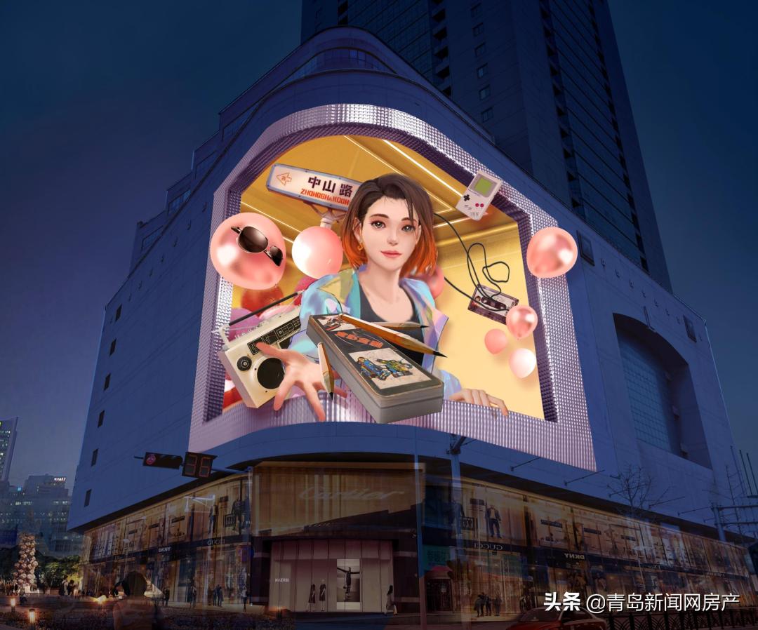 裸眼3d大屏青岛跨年,青岛裸眼3d超高清曲面