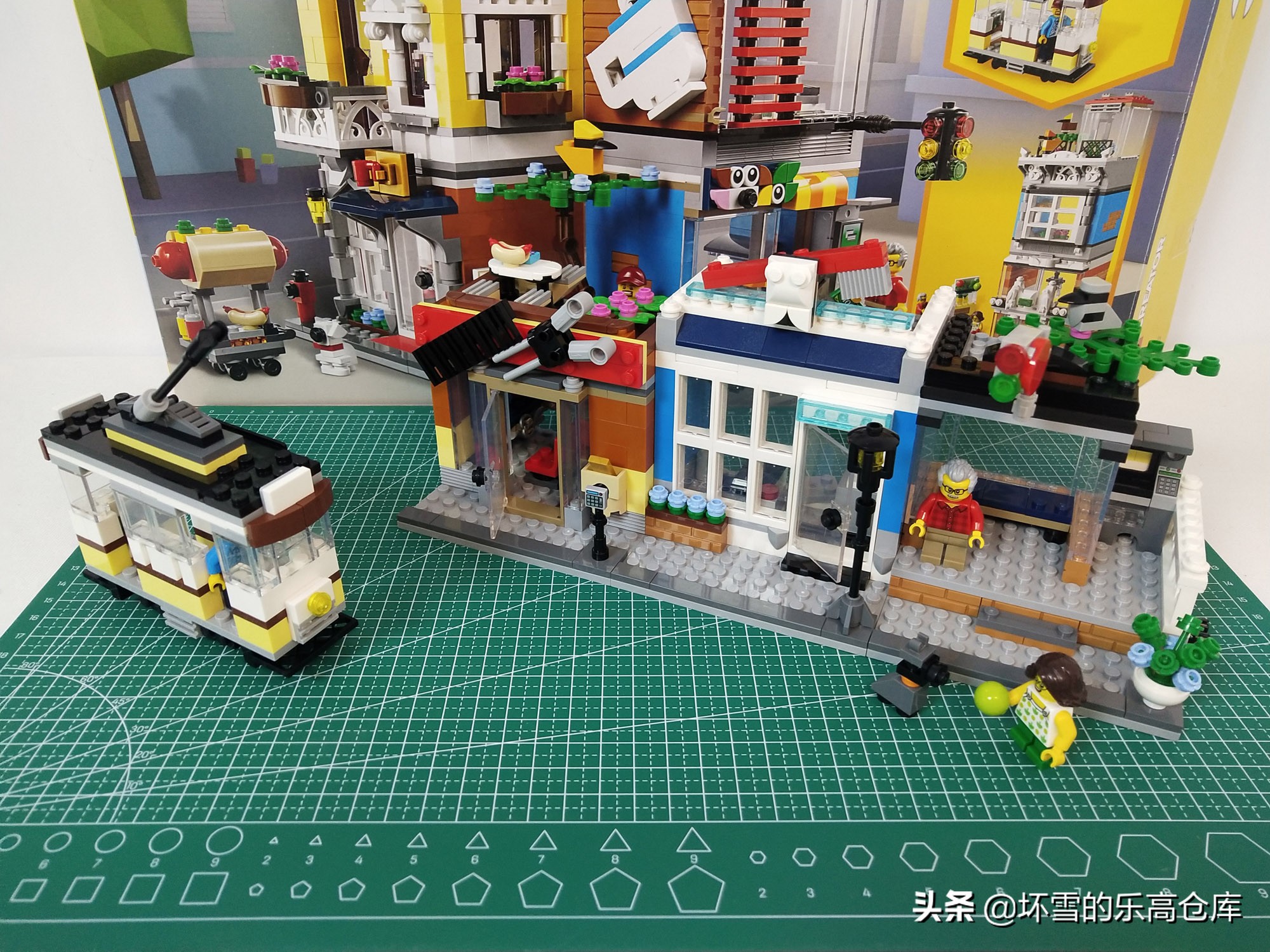 又大又炫酷的城市乐高,乐高创意百变街