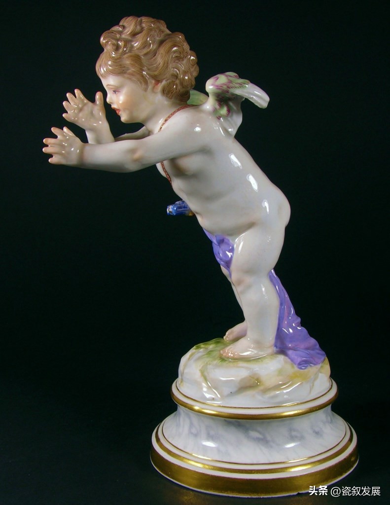 欧洲瓷器之祖-梅森Meissen制瓷厂-爱神丘比特“爱”主题瓷塑（2）