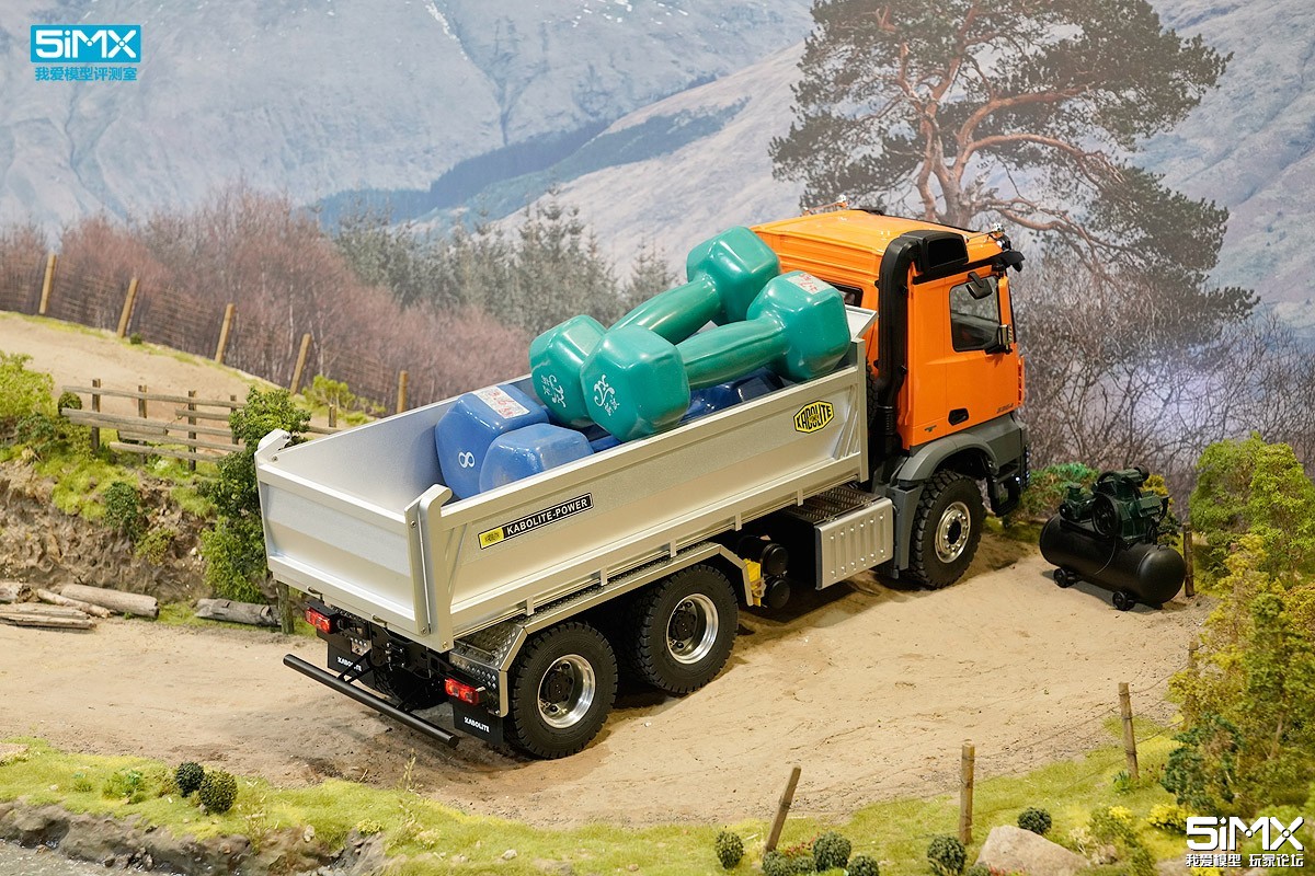 卡勃力特新品K33646x6全轮驱动液压自卸车模型开箱评测