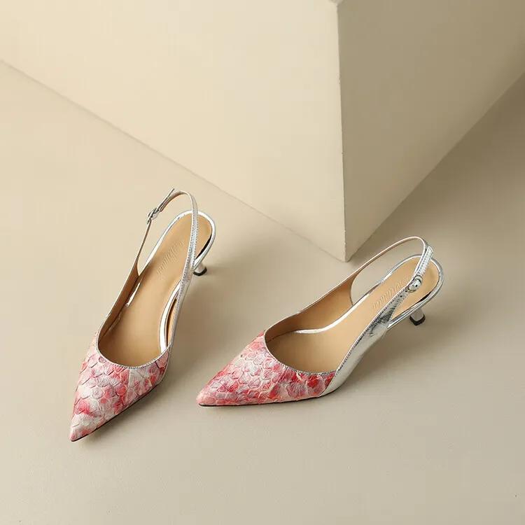 庄重细跟高跟鞋,新款小众设计细跟高跟鞋