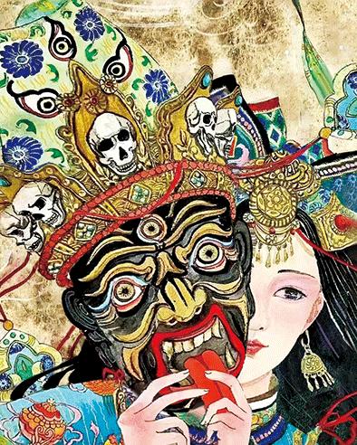 大日如来唐卡的寓意和象征,扎基拉姆前世今生唐卡什么寓意