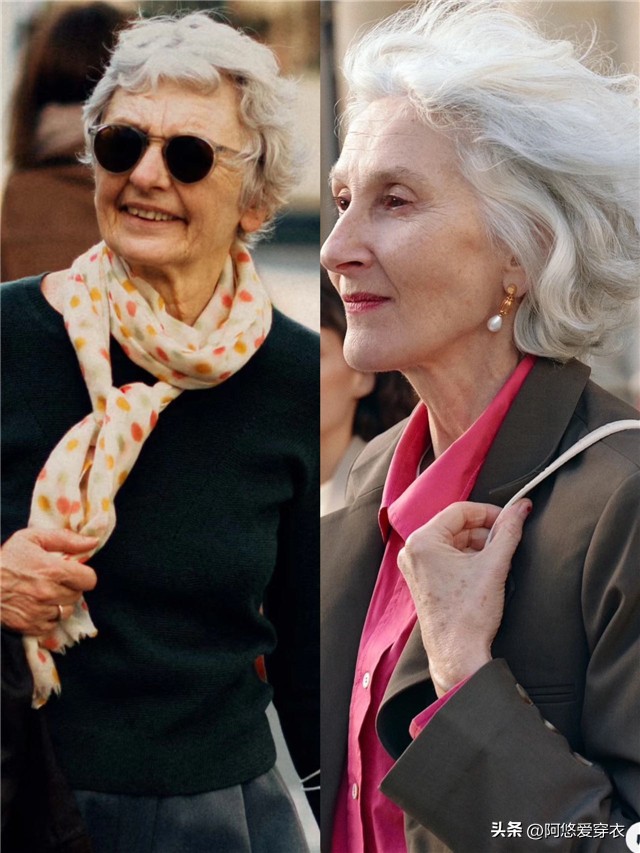 中老年妇女怎样穿衣服有高级感,60后女人不老要穿妈妈装