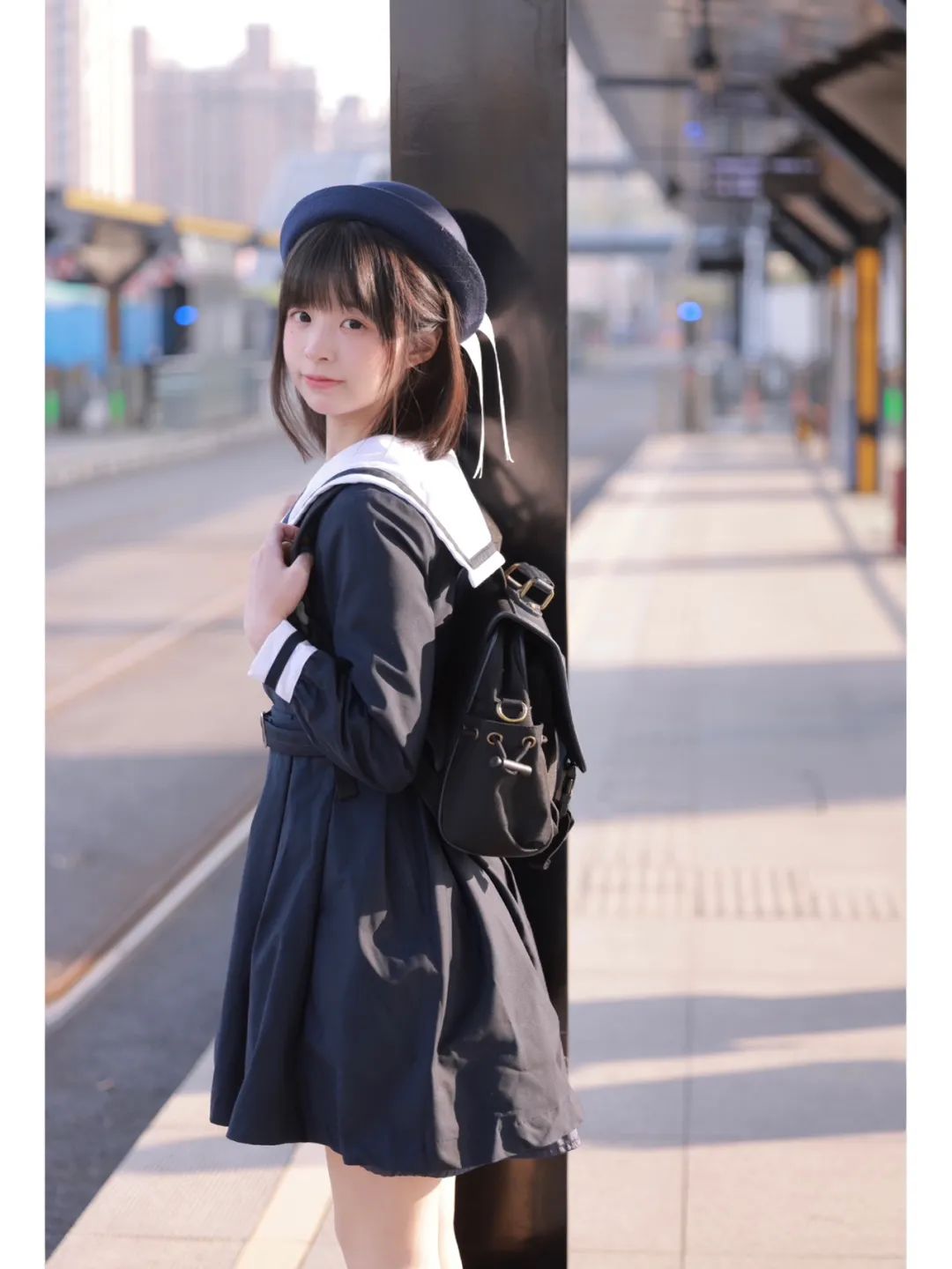 穿jk制服的萌妹子图片,日系jk制服