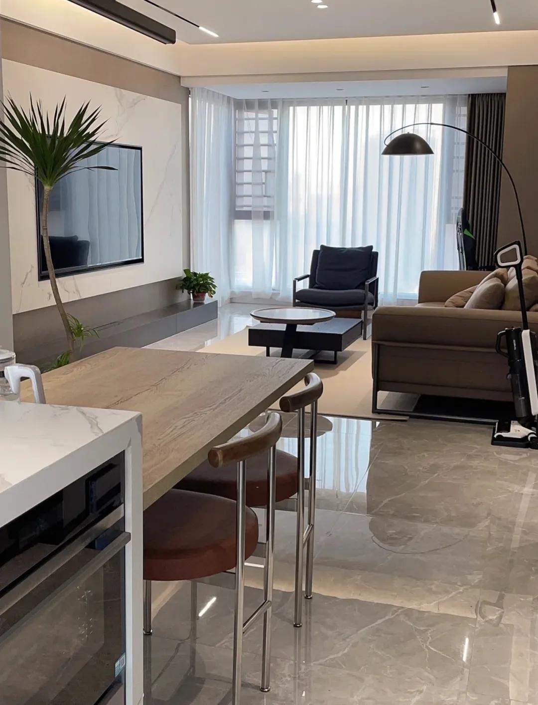 极简风格装修100平暖色调,极简穷装修