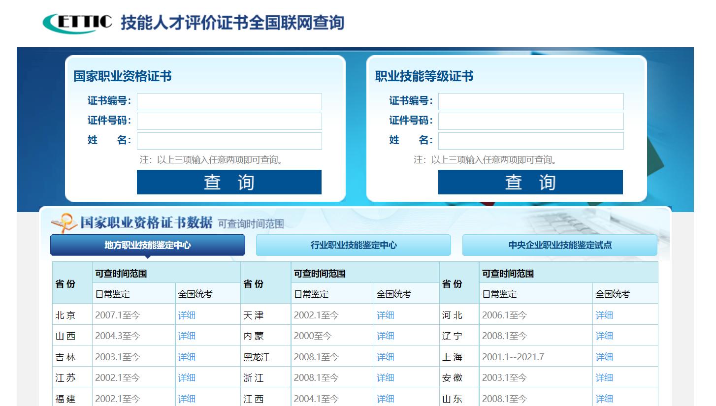职业技能测试考核成绩怎么查,福建职业技能等级证书查询官网