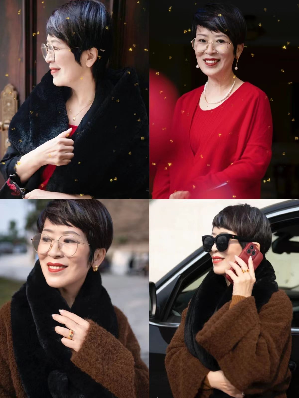 老人中式时尚穿搭,老人江南风穿搭