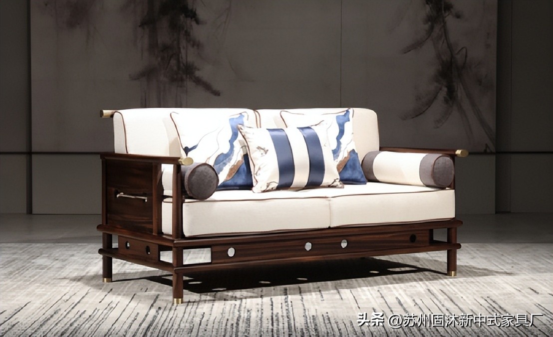 江苏实木中式沙发,中式实木整装沙发