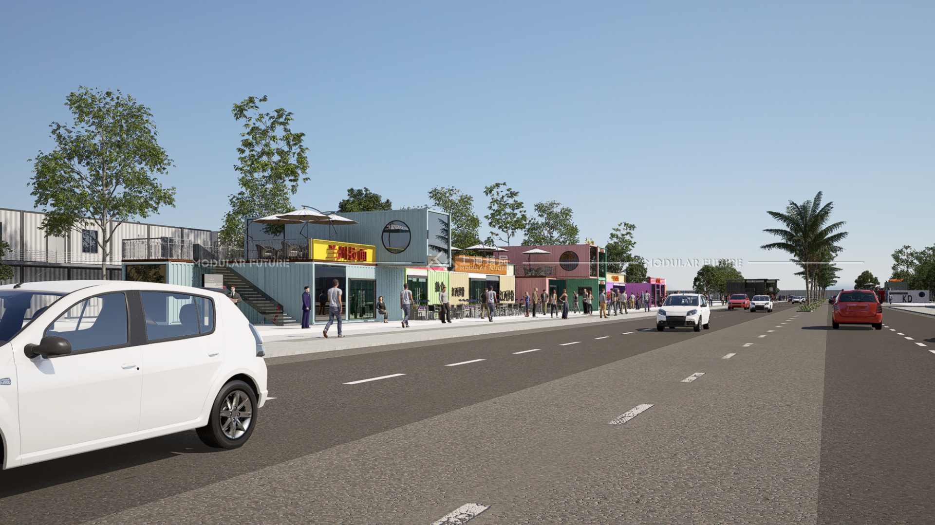 集装箱打造特色网红商业街，新型商业模式一起了解一下吧~