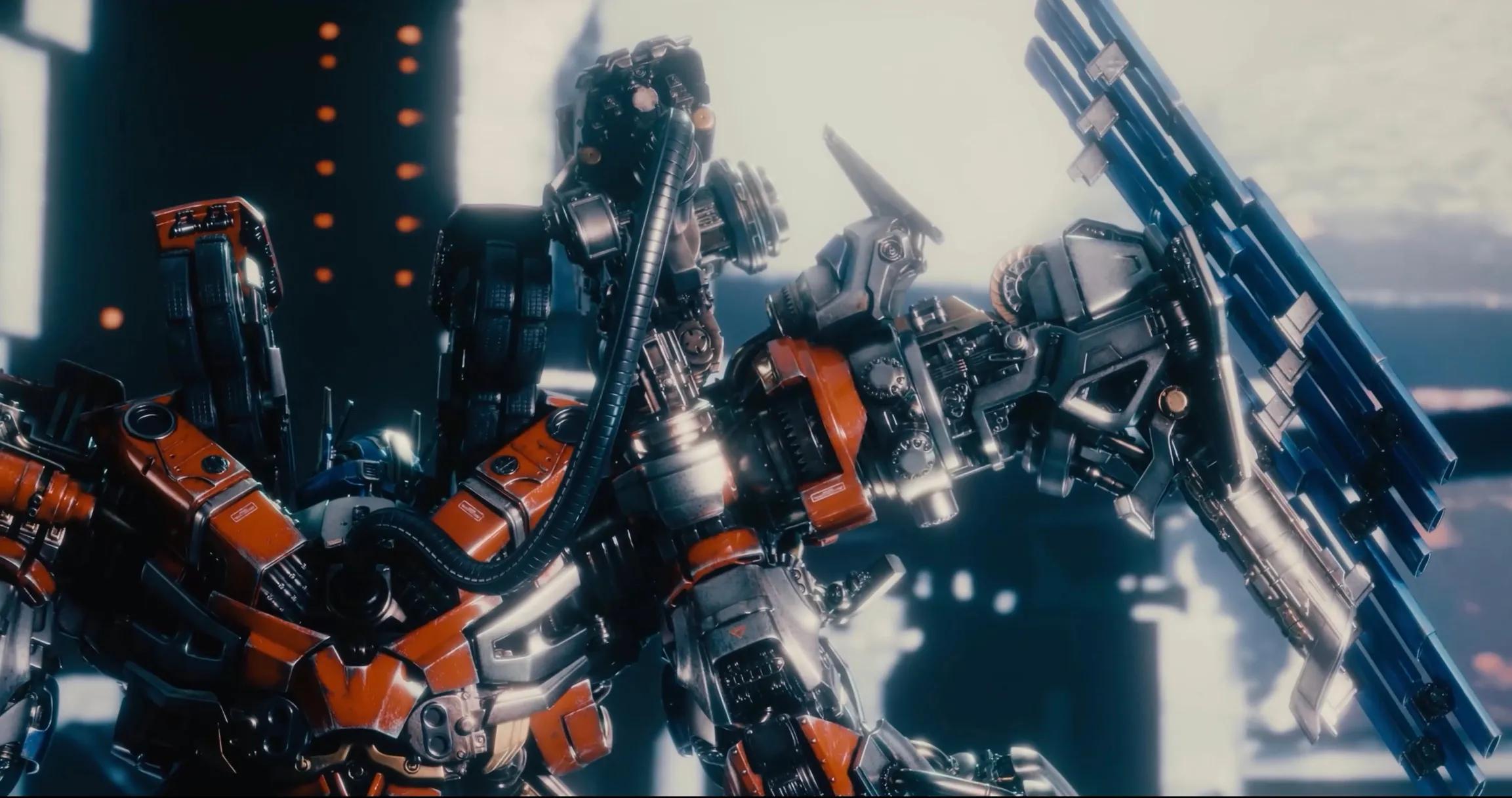 变形金刚雕像1比1,变形金刚1擎天柱雕像开箱视频