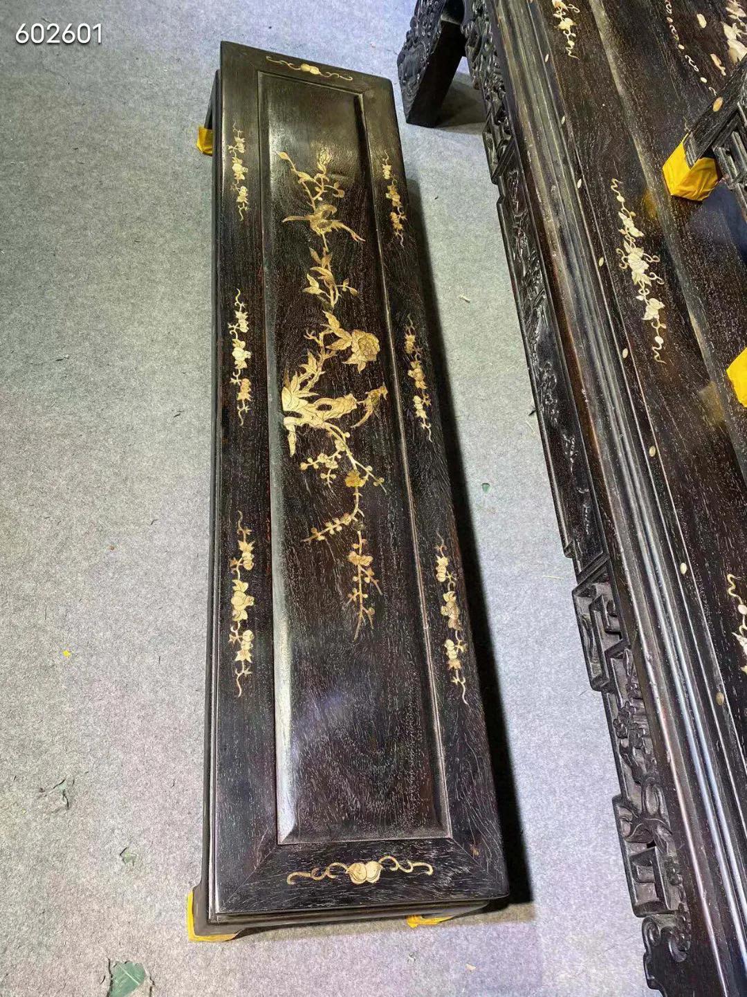 小叶紫檀罗汉床龙床,红木小叶紫檀罗汉床