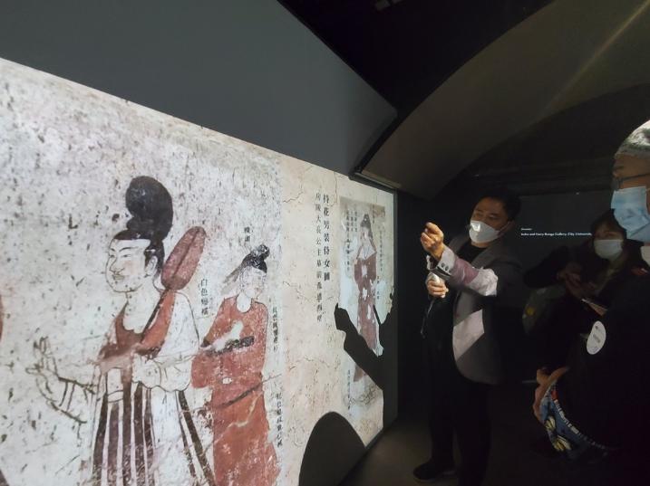 唐代壁画讲解,唐代壁画展不靠人工讲解