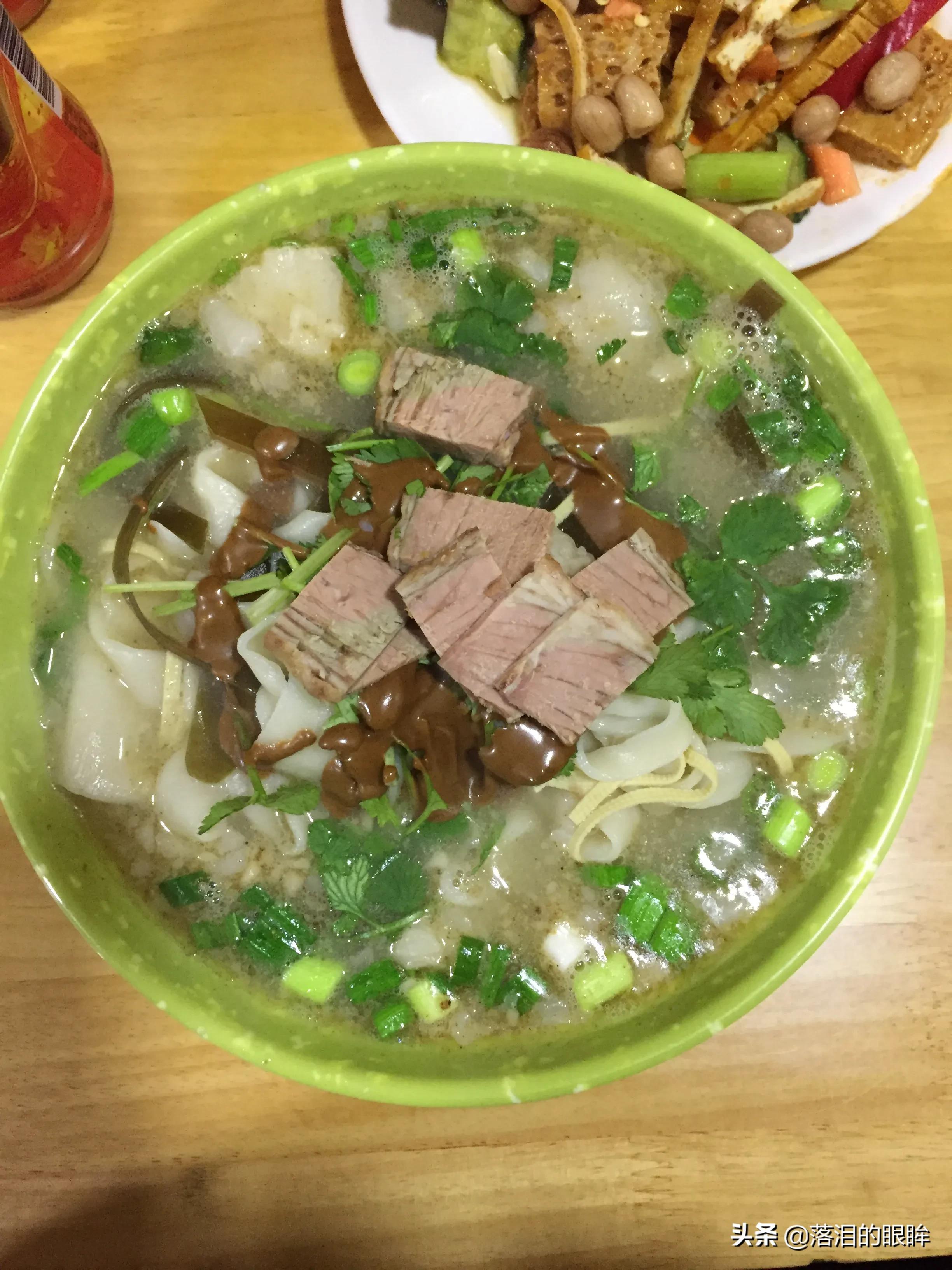 浓香的河南扶沟烩面，真中