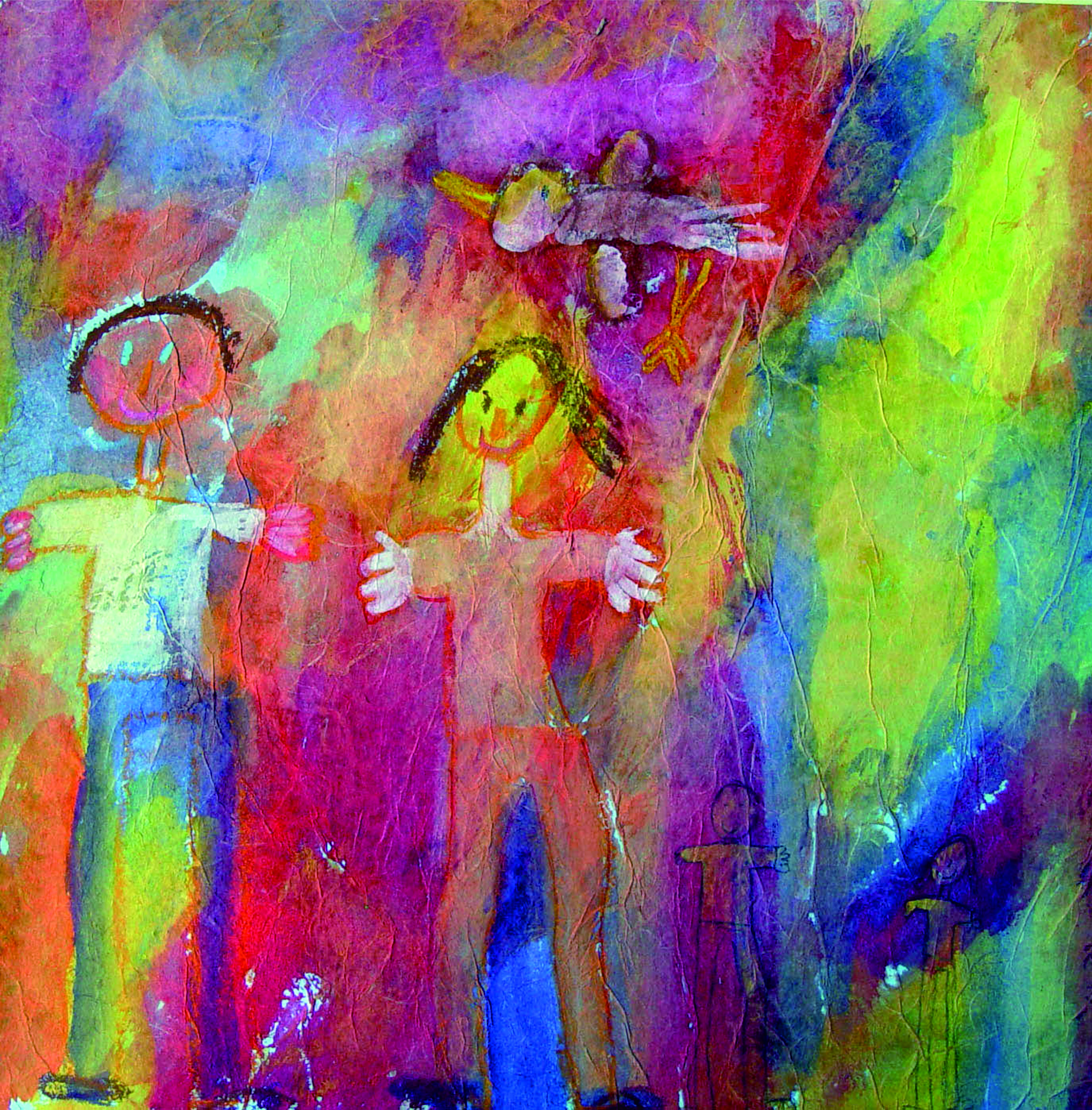 简单漂亮的儿童画作品欣赏,童心世界主题绘画作品